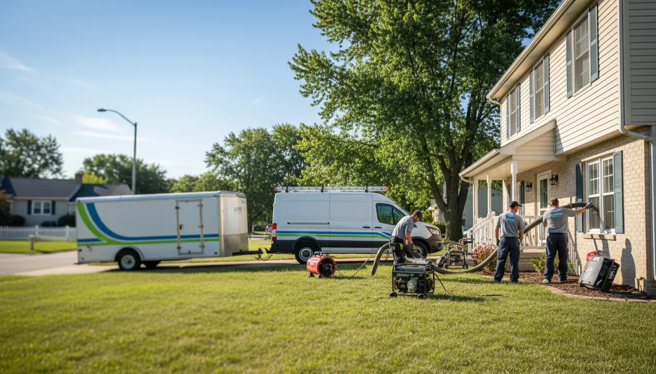 Flooded Basement Restoration And Cleanup With Repair in Stevens Point, WI near me